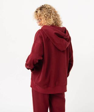 Sweat zippé à capuche coupe oversize femme - Camps United vue3 - CAMPS UNITED - GEMO