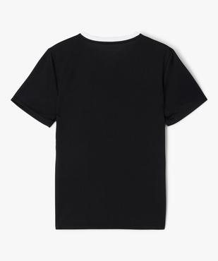 Tee-shirt de sport à manches courtes garçon vue3 - GEMO (JUNIOR) - GEMO