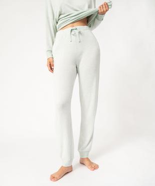 Pantalon de pyjama en maille fine femme vue1 - GEMO 4G FEMME - GEMO