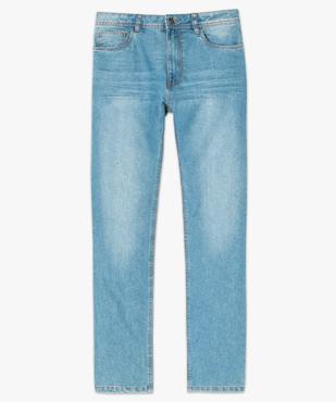 Jean homme regular 5 poches taille normale longueur L34 vue4 - GEMO (HOMME) - GEMO