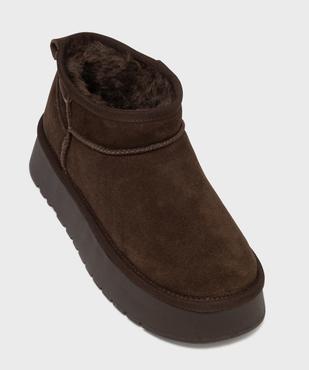 Boots fourrées plateforme femme - LuluCastagnette vue5 - LULUCASTAGNETTE - GEMO