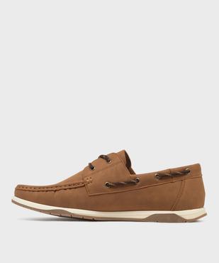 Chaussures bateau avec semelle intérieure cuir homme - Urban Steps vue4 - URBAN STEPS GEMO FOR GOOD - GEMO