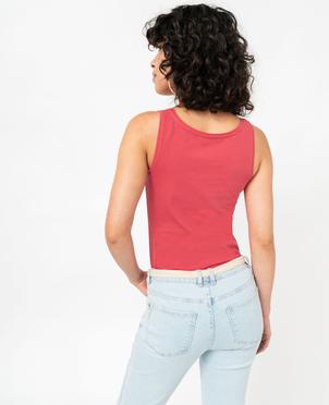 Débardeur à col rond femme vue3 - GEMO 4G FEMME - GEMO
