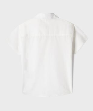 Chemise à manches courtes en tissu fin et uni garçon vue3 - GEMO (ENFANT) - GEMO