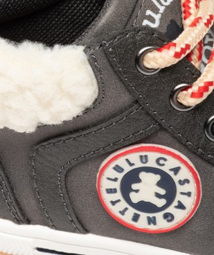 Baskets bébé garçon mid-cut à col sherpa - LuluCastagnette vue6 - LULU CASTAGNETT - GEMO