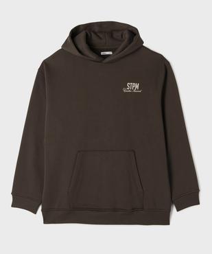 Sweat à capuche ado garçon vue1 - GEMO (JUNIOR) - GEMO