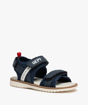 Sandales sport garçon à scratch - Gepy vue2 - GEMO (ENFANT) - GEMO