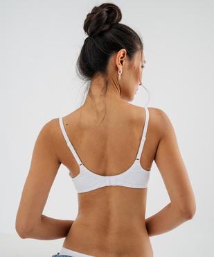 Soutien-gorge corbeille en microfibre femme vue2 - GEMO 4G FEMME - GEMO