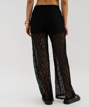 Pantalon de plage en dentelle femme vue10 - GEMO 4G FEMME - GEMO