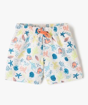 Short de bain garçon avec motifs marins vue1 - GEMO (ENFANT) - GEMO