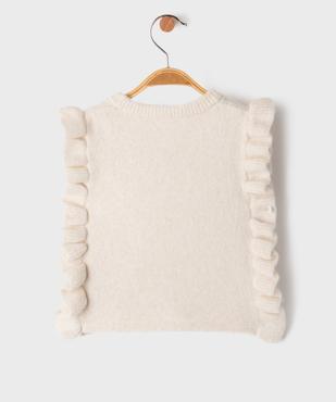 Pull sans manches col rond bébé fille - LuluCastagnette vue3 - LULU CASTAGNETTE G4G D - GEMO