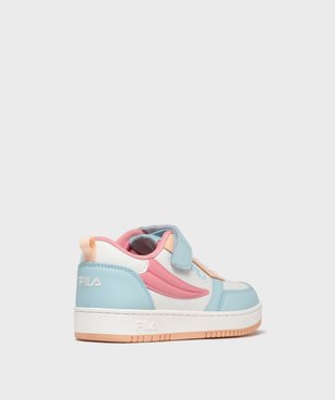 Baskets basses à scratch et lacets élastiques fille - Fila vue4 - FILA - GEMO