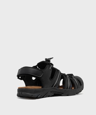 Chaussures confort ouvertes à lacets élastiques homme vue4 - G'FLEX - GEMO