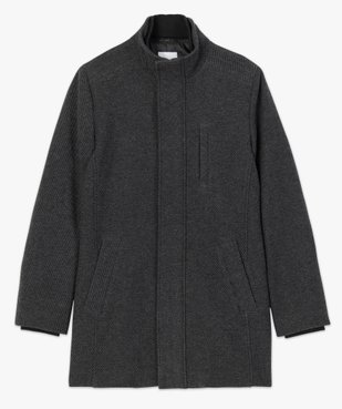 Manteau homme mi-long à col montant  vue4 - GEMO (HOMME) - GEMO