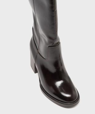 Bottes cavalières à talon haut femme vue5 - FOLLOW ME - GEMO