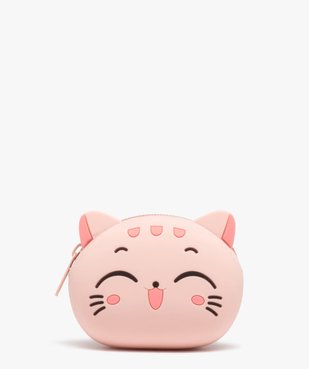 Porte-monnaie chat en silicone souple fille vue1 - GEMO (ENFANT) - GEMO