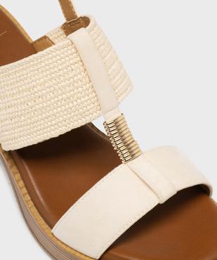 Sandales à talon avec larges brides et bijoux femme - Follow Me vue6 - FOLLOW ME - GEMO