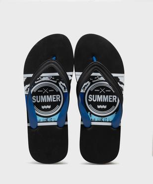 Tongs imprimés homme vue1 - GEMO (PLAGE) - GEMO