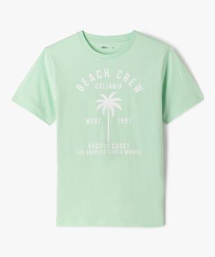 Tee-shirt manches courtes avec inscription garçon vue1 - GEMO 4G GARCON - GEMO