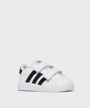 Baskets Grand Court 2.0 fermeture scratch bébé - Adidas vue2 - ADIDAS - GEMO