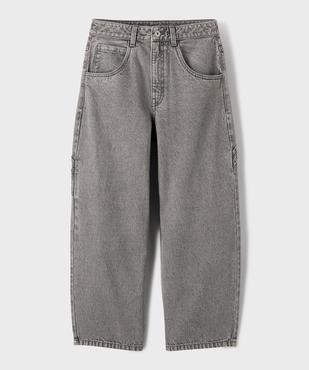 Jean délavé coupe Super Baggy avec taille ajustable garçon vue1 - GEMO (JUNIOR) - GEMO