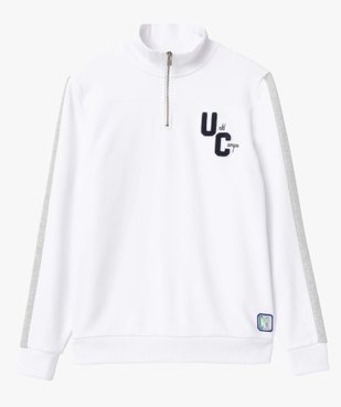 Sweat homme à col camionneur zippé - Camps United vue4 - CAMPS UNITED - GEMO