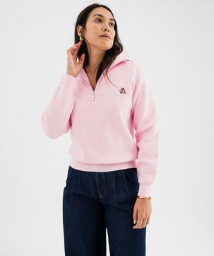Pull col camionneur femme - LuluCastagnette vue5 - LULU CASTAGNETTE G4G D - GEMO