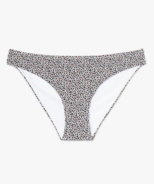 Bas de maillot de bain femme imprimé forme culotte vue4 - GEMO (PLAGE) - GEMO