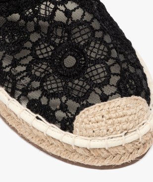 Espadrilles en tulle brodé femme vue6 - GEMO (SPORTSWR) - GEMO