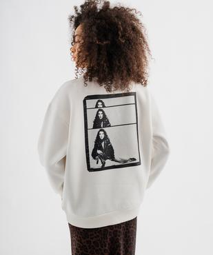 Sweat col rond femme - Céline Dion vue3 - GEMO(FEMME PAP) - GEMO