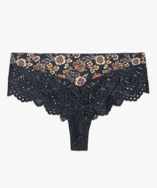 Shorty femme grande taille à motifs fleuris  vue4 - GEMO(HOMWR FEM) - GEMO