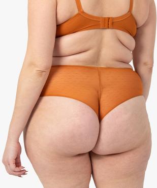 Shorty en dentelle et tulle femme grande taille vue2 - GEMO(HOMWR FEM) - GEMO