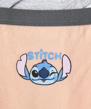 Shorties en coton stretch imprimé fille - Stitch (lot de 3) vue2 - LILO & STITCH - GEMO