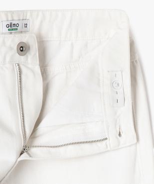 Jean large taille haute fille vue2 - GEMO 4G FILLE - GEMO