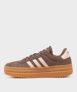 Baskets VL Court bold dessus cuir femme - Adidas vue3 - ADIDAS - GEMO