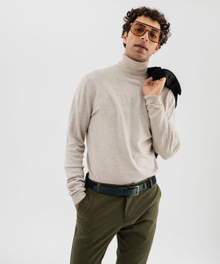 Pull col roulé en maille fine homme vue1 - GEMO 4G HOMME - GEMO