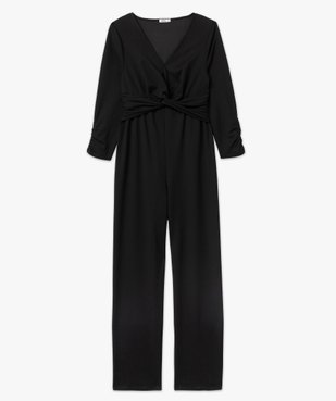 Combinaison pantalon à décolleté drapé femme vue4 - GEMO(FEMME PAP) - GEMO