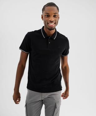 Polo manches courtes en coton homme vue1 - GEMO 4G HOMME - GEMO