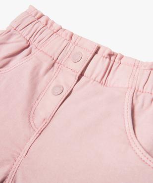 Ensemble 2 pièces bébé fille tee-shirt et short — LuluCatagnette vue3 - LULUCASTAGNETTE - GEMO