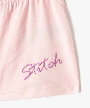 Pyjashort à motif Stitch et Angel fille - Disney vue3 - LILO & STITCH - GEMO
