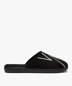Chaussons homme mules à surpiqûres contrastantes vue1 - GEMO(HOMWR HOM) - GEMO