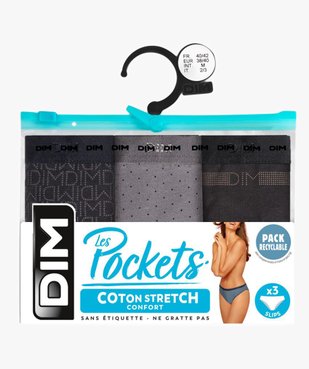 Lot de 3 slips pockets de DIM vue2 - DIM - GEMO