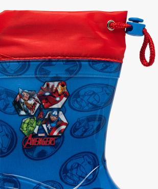 Bottes de pluie garçon à col ajustable – Avengers vue6 - AVENGERS - GEMO