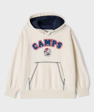 Sweat de sport zippé avec bandes tricolore garçon - Camps United vue1 - CAMPS - GEMO