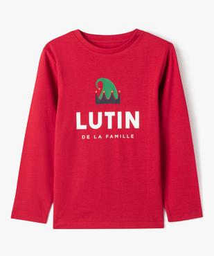 Tee-shirt à manches longues motif lutin garçon vue1 - GEMO (ENFANT) - GEMO