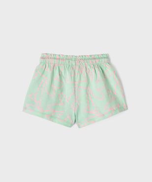 Short ample en jersey de coton bébé fille (lot de 2) vue3 - GEMO(BEBE DEBT) - GEMO