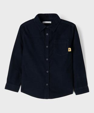 Chemise en velours côtelé garçon - LuluCastagnette vue1 - LULUCASTAGNETTE - GEMO