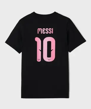 Tee-shirt manches courtes inscription Messi garçon - Adidas vue3 - ADIDAS - GEMO