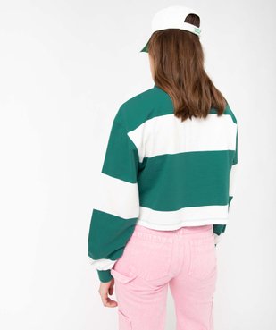 Tee-shirt femme à manches longues avec col polo - Camps United vue3 - CAMPS UNITED - GEMO