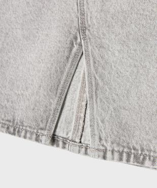 Jupe en jean délavé fille vue3 - GEMO 4G FILLE - GEMO